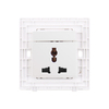 1 Gang Switch with 3 Pin Multi Funcational Wall Switch Socket for Interior Design