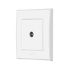 Electrical TV White Wall Socket