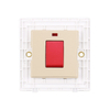 Decorator Flush Type 45A Switch with Lamp