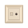 Indoor TV and Computer Electrical Wall Switch Socket