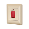 Durable White Color 45A Heater Wall Switch