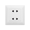 4 Pin Multi Functional White Wall Socket