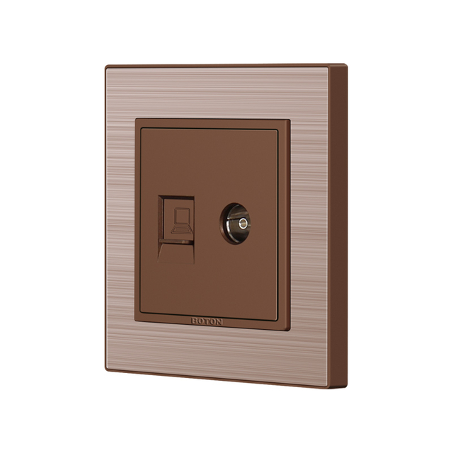 School TV and Computer Wall Socket