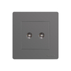 Dual TV Durable Electrical Socket