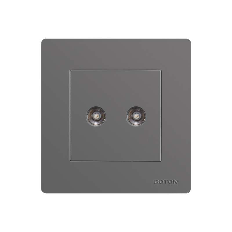 Dual TV Durable Electrical Socket