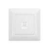 Residential White Computer Wall Socket