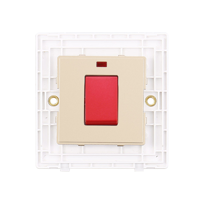 45A Rocker Wall Switch with Lamp for Hotel 