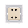 Apartment 4 Pin Multi Functional Decorator Wall Socket