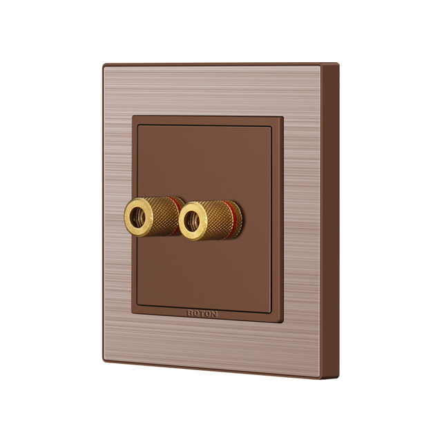 Residential Electrical Two Wire Audio Socket