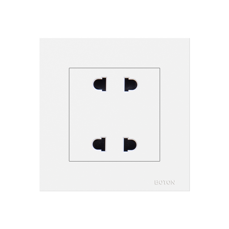 Flush Type Multi Functional 4 Pin Universal Wall Socket