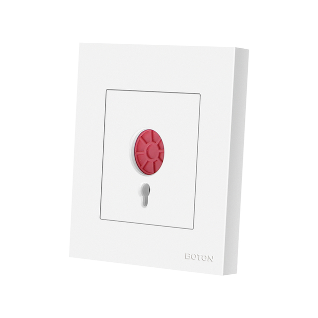 Grey Colored Finished Emergency Fire Wall Switch