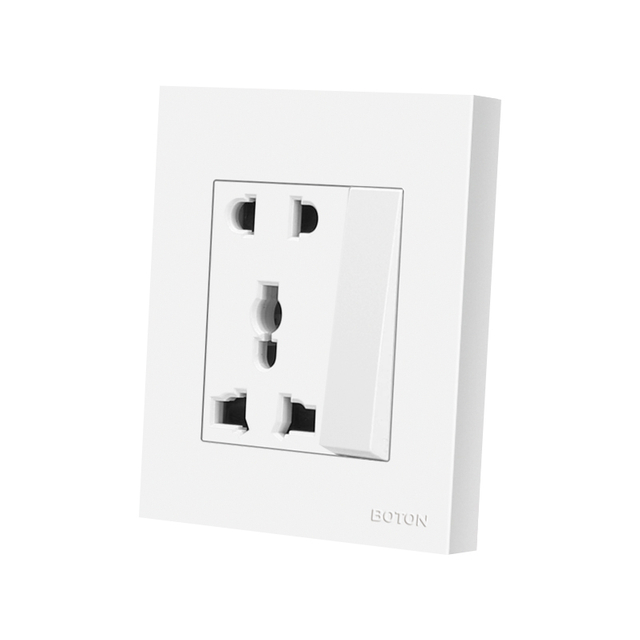 1 Gang Switch 5 Pin Multi Funcational Wall Switch Socket