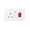 Colored Finish Kitchen Rocker Switch Socket