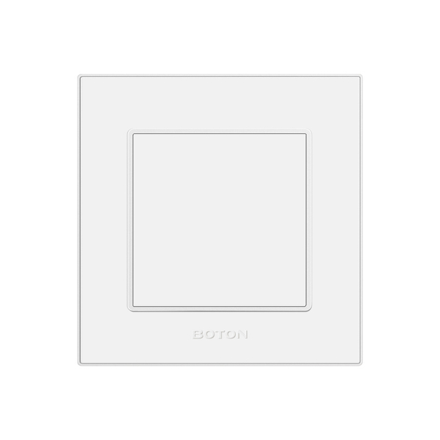 Blank Plate White Cover Wall Switch