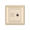 Home Flush Type TV and Telephone Wall Socket