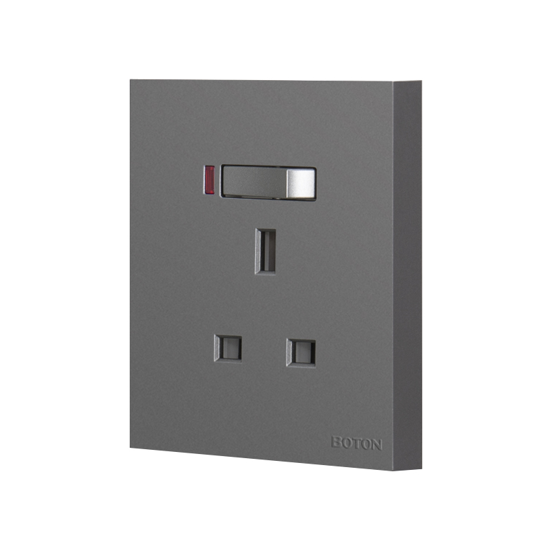 UK Standard Apartment Two Pole 13A Switched Socket