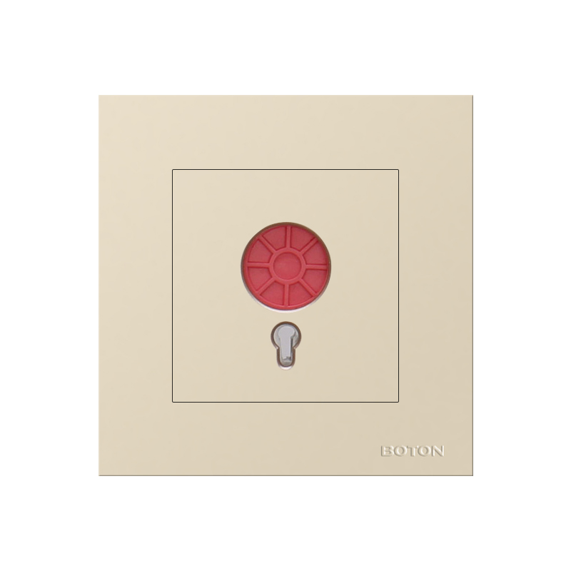 Grey Colored Finished Emergency Fire Wall Switch