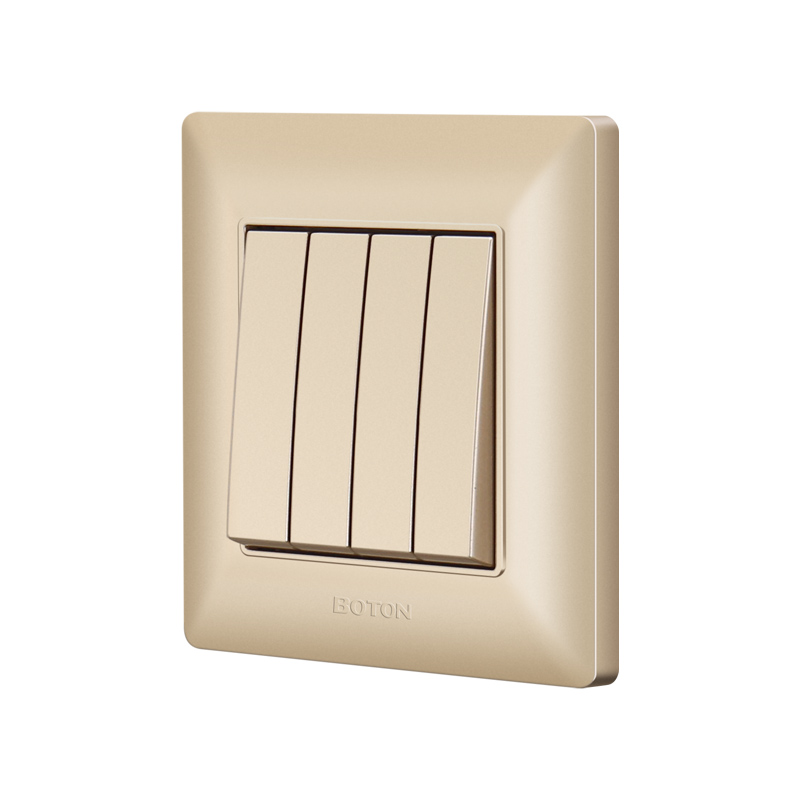 Commercial Durable 4 Gang 2 Way Wall Switch