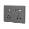 Indoor 3 Pin Multi Twin Functional Switch Socket