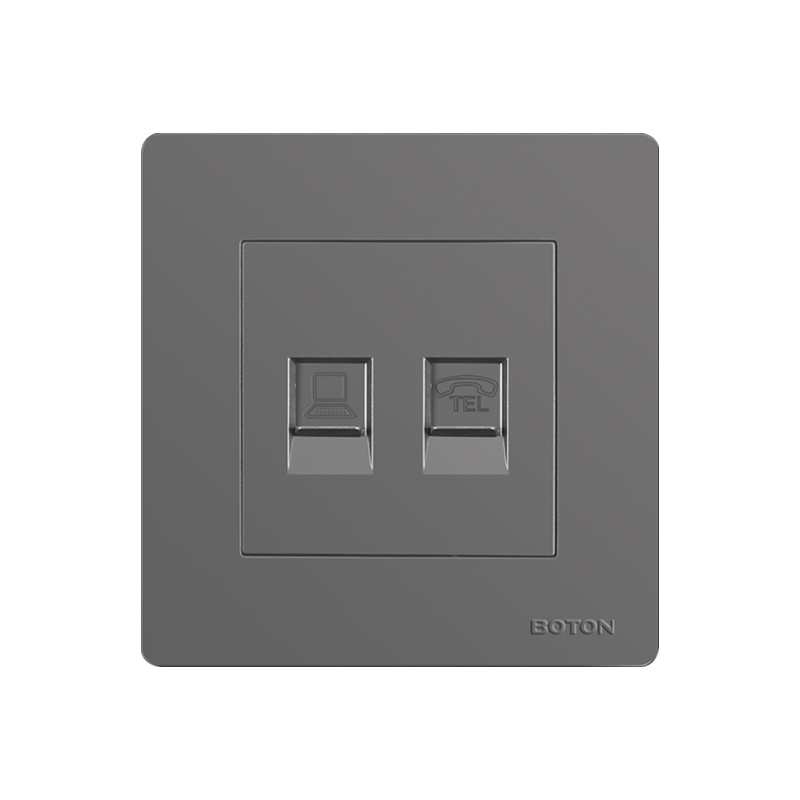 2 Way Flush Mounted Electrical Switch Socket