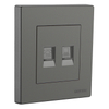 Durable Telephone and Computer Wall Socket for Hotel 