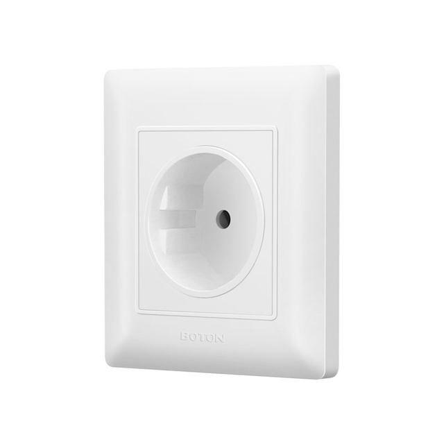 Apartment 16A Wall Socket without Grounding Schuko 