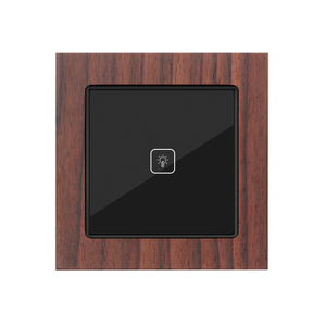 Wood Frame Decor Wall Smart Switch