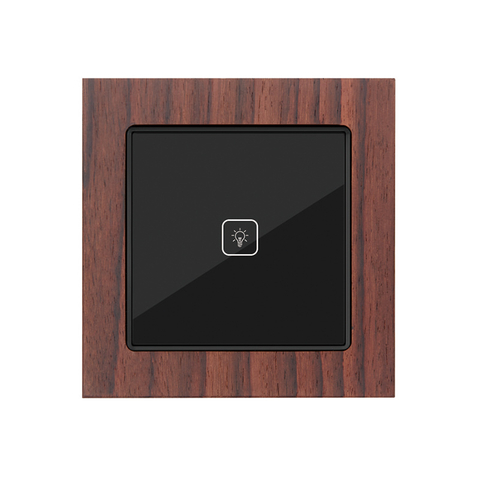 Wood Frame Decor Wall Smart Switch