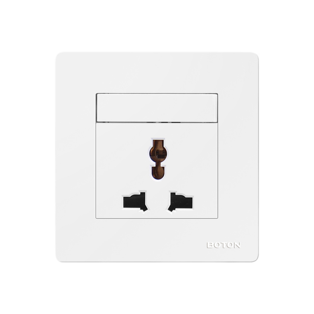 1 Gang Switch with 3 Pin Multi Wall Socket