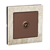 Stone Frame Electrical TV Wall Switch Socket 