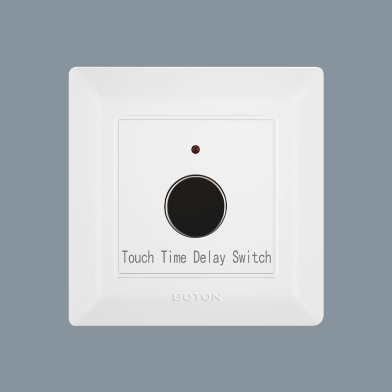 White Touch Time Delay Sensor Switch for Apartment 