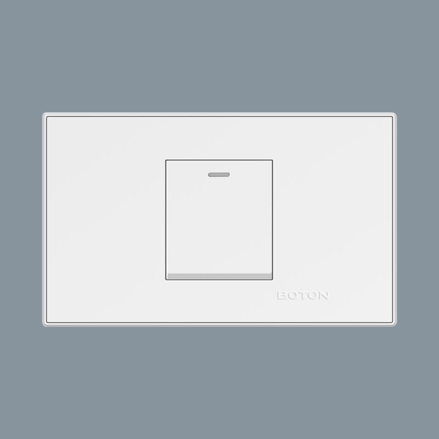 Home White Color Decor Wall Switch