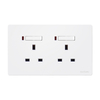 Flush Type UK Standard 13A Switched Double Socket