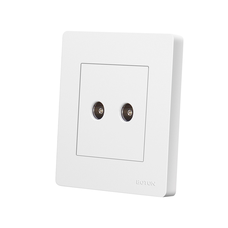 Dual TV Durable Electrical Socket