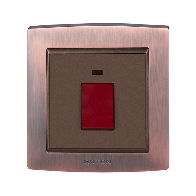 Flush Mounted 45A Wall Switch for Heater 