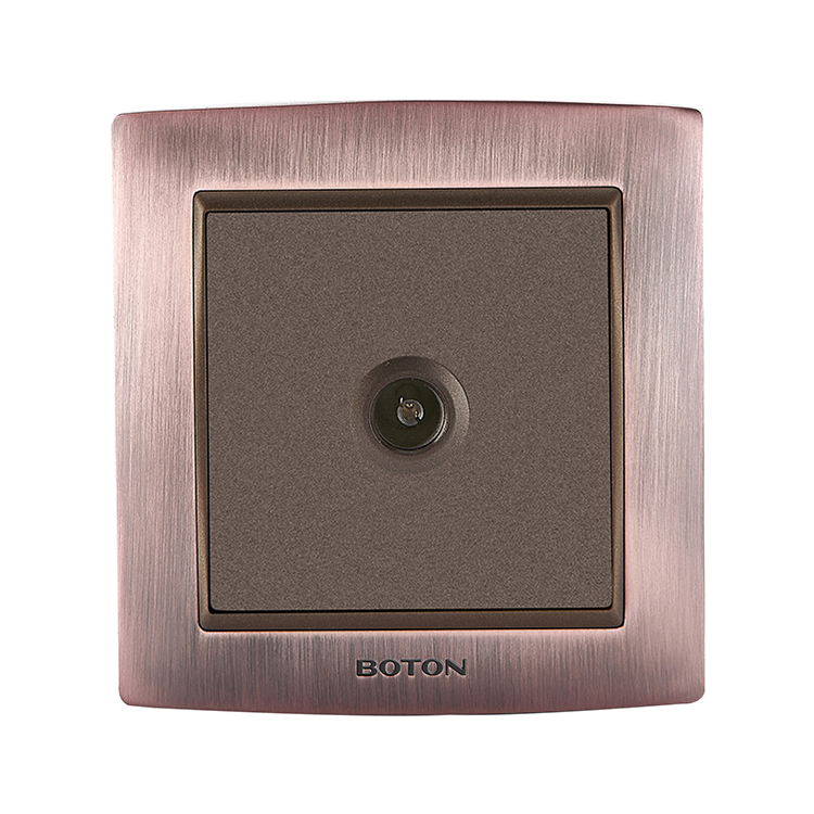 Luxury Residential Flush Mounted TV Wall Socket