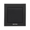 Black Aluminum 1 Gang 2 Way Intermediate Wall Switch