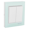 Apartment Glass 2 Gang 2 Way Wall Switch