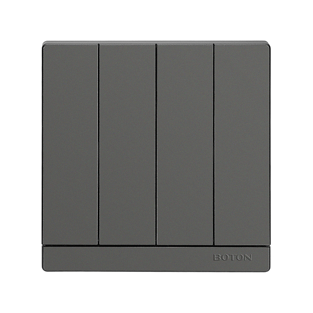 Flush Type 4 Gang 2 Way Decor Wall Switch