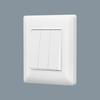 Residential Flush Mounted 3 Gang 2 Way Wall Switch