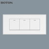 Home White Color Rectangular Wall Switch