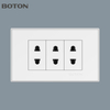 Home 6 Pin Multi Functional Wall Switch Socket