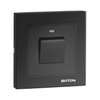 Black Glass 20A Rocker Switch with Lamp