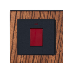 Durable 45A Wood Frame Rocker Wall Switch