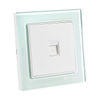 Home Telephone Glass Wall Switch Socket