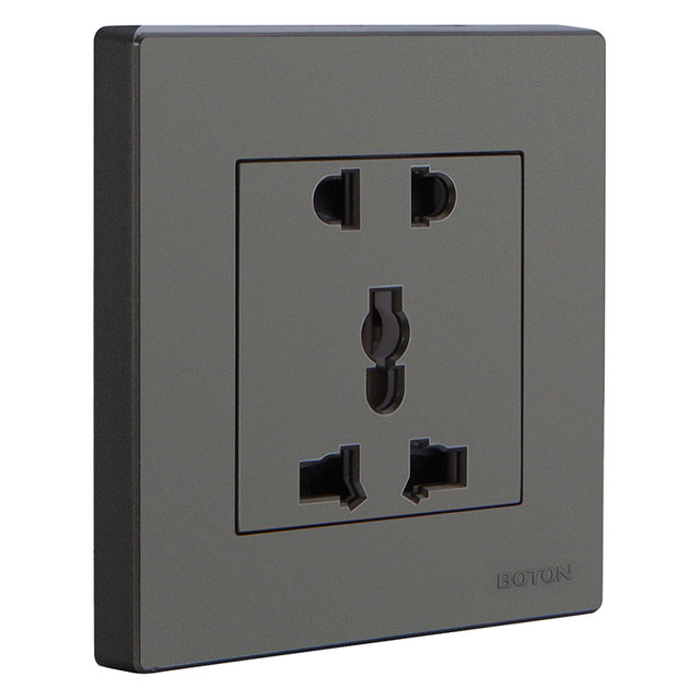 Apartment 5 Pin Multi Functional Wall Socket