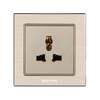 Apartment 3 Pin Universal Decor Wall Socket