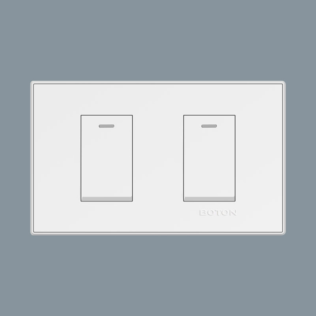 Rectangular Flush Type Decorator Wall Switch