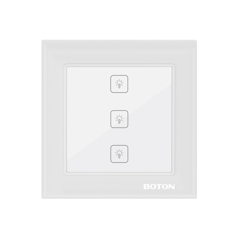 White Glass Touch Screen Smart Switch