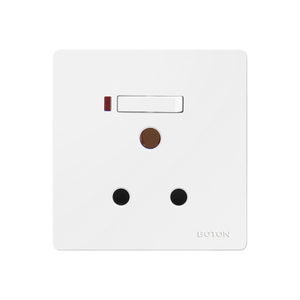 UK Standard Flush Mounted Two Pole Switched Socket